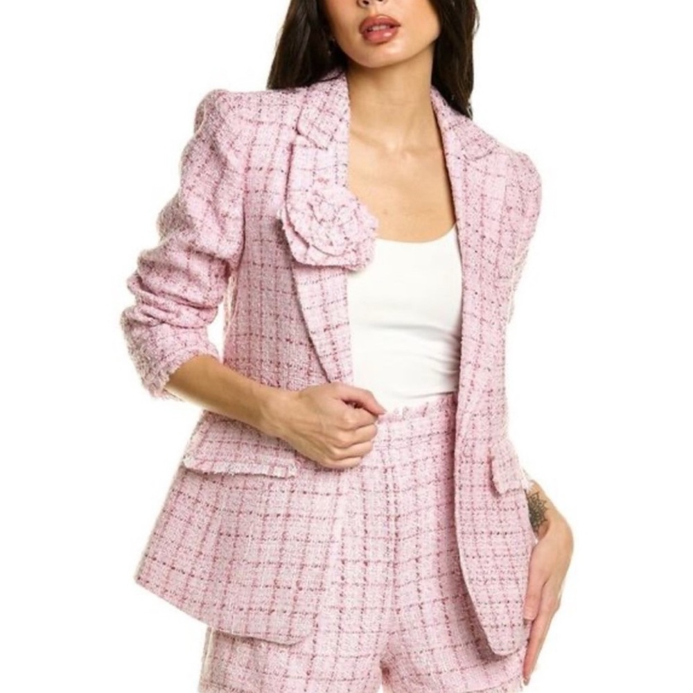 Cinq à Sept Pink NWT Pricilla Blazer